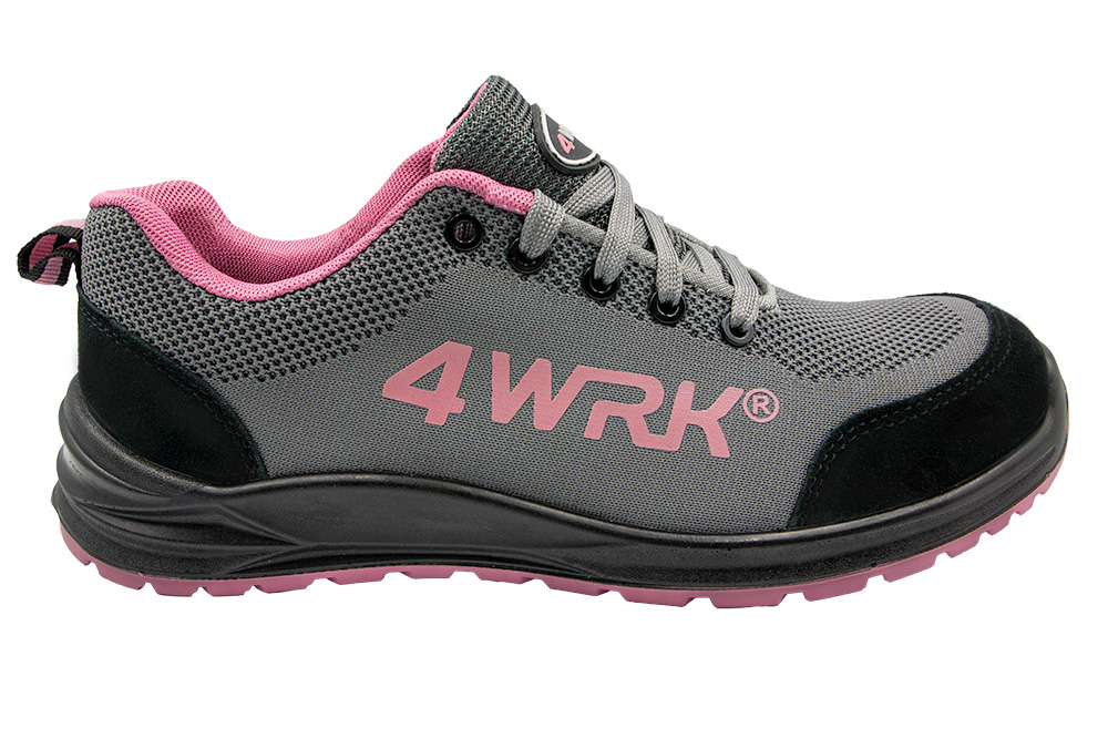 Półbut ochronny 4WRK MENSA S1P ESD kol. różowy R35